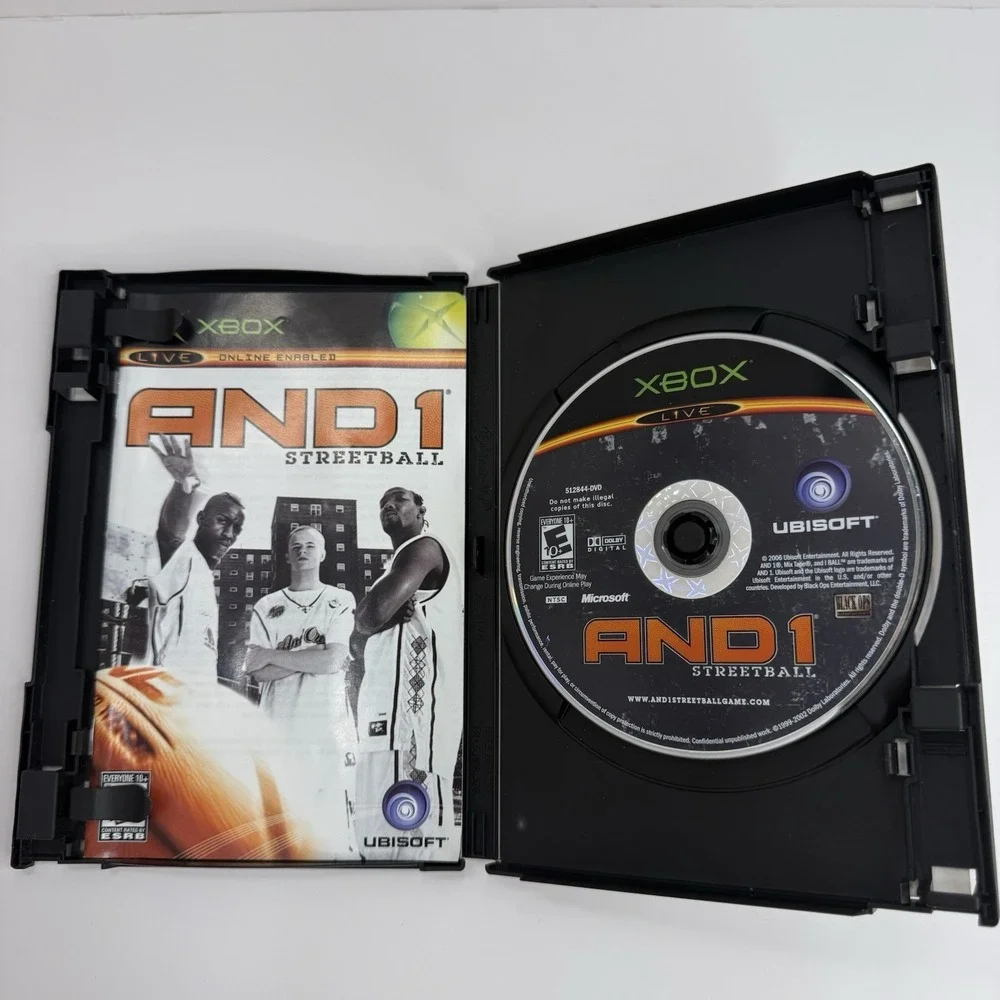 And 1 Streetball Xbox Live Online Enabled Manuel Included Untested